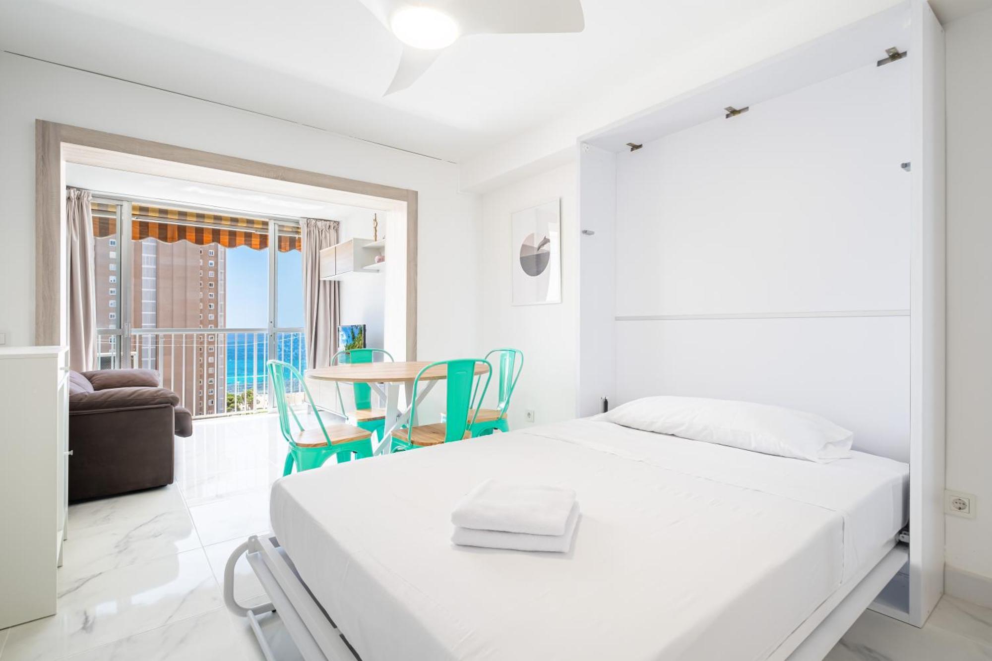 Albatros 12-8 Sea Views Levante Beach Benidorm Extérieur photo
